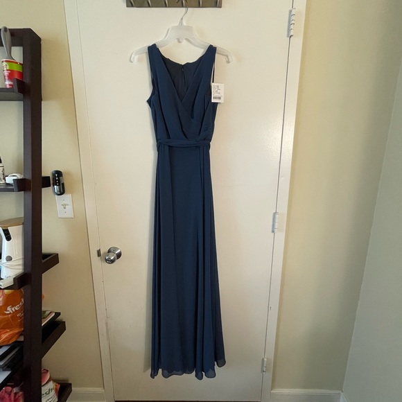 Amsale Trudy Bridesmaid dress blue - Picture 3 of 10